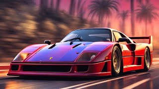 Taking a Ferrari F40 Custom for a Drive in April while it Rains