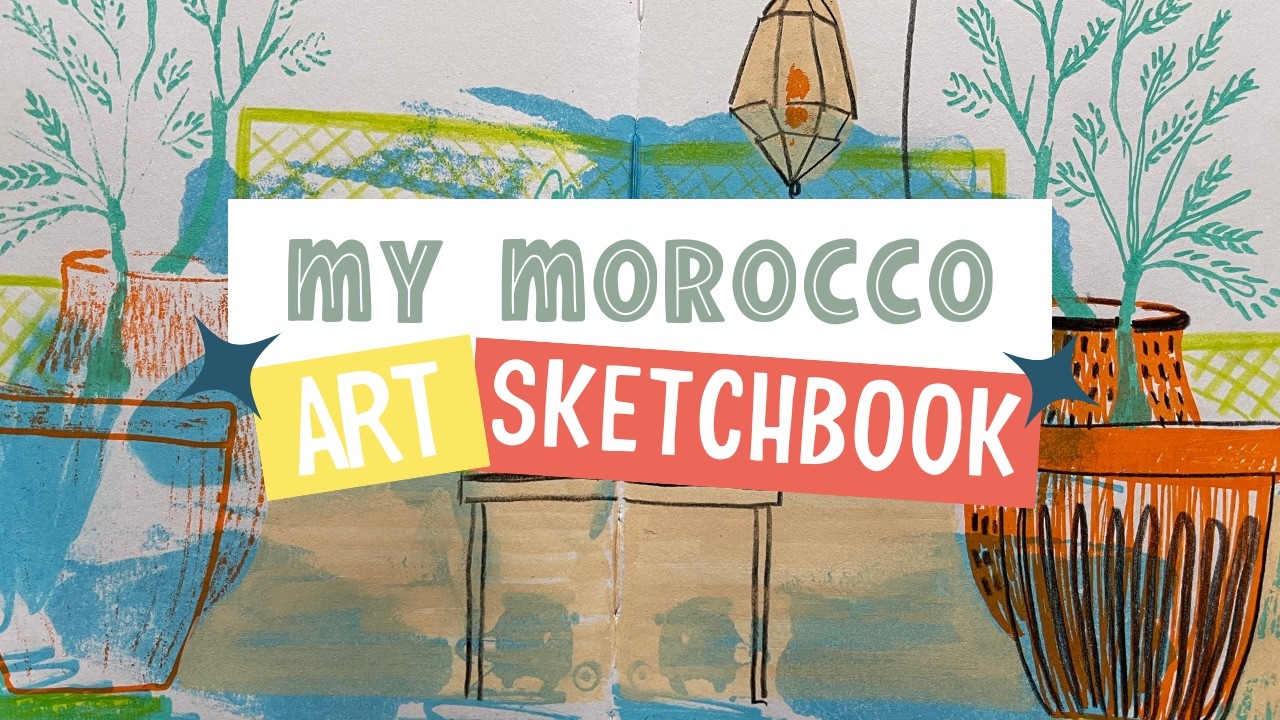 Sketchbook and art kit from my Morocco trip!