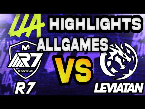 RAINBOW7 VS LEVIATAN GAMES HIGHLIGHTS - LEAGUE OF LEGENDS - LLA DÍA 8 2024
