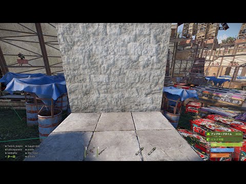 [Rust]　知っとくと便利な　ジャックハンマーは優秀レイド武器です。