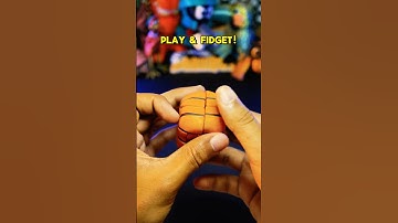 3D-Printed Fidget Cube Basketball. #3dprinting #fidget #cube