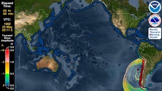 Tsunami Forecast Model Animation: Chile 1960