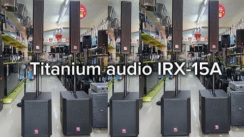 Titanium audio column array speaker setup pambahay@KuyaGerboy 