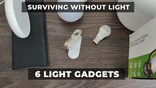 How to survive without light - 6 gadgets as camping/backup light