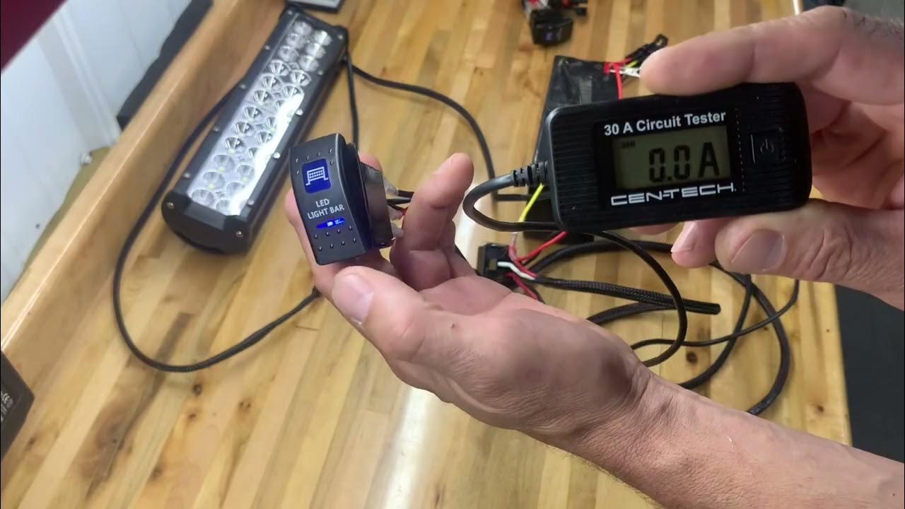 Adding switched power to your UTV Light Bar harness YouTube
