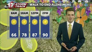 Tracking summer heat through the weekend