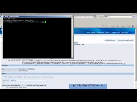 Run iExpenses from JDeveloper   R12   Part 1   HD