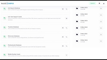 How to download US Mobile Number Database