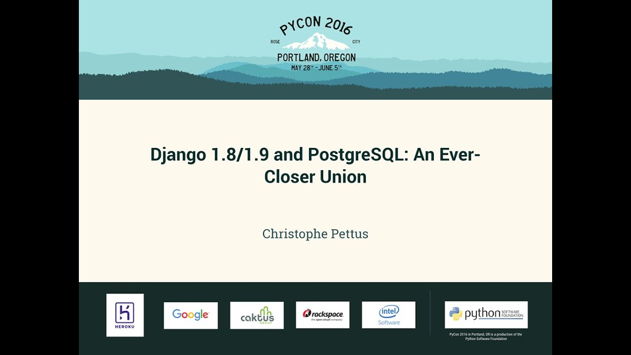 Image from Django 1.8/1.9 and PostgreSQL: An Ever-Closer Union