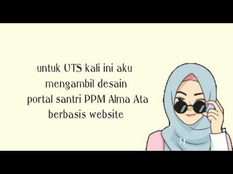 UTS IMK mockup portal santri PPM Alma Ata berbasis website