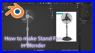 How to make Stand Fan|Blender Tutorial|Beginners