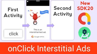 Full How To Implement Admob Interstitial Ads Android Studio | On Button Click Show Interstitial Ads Update