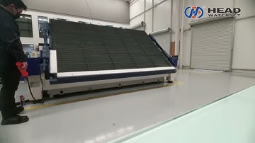 HEAD waterjet floortype loading system