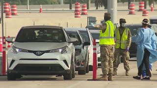 Hard Rock Stadium continues to see long lines for coronavirus testing