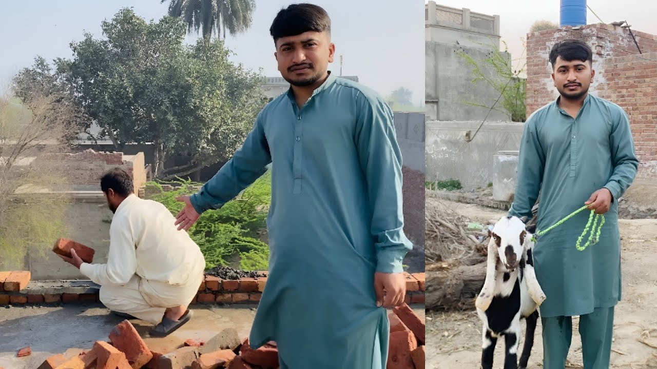 Lanter Par banere bnana ka kam start || Eid ka liye Bakra le ay 😲