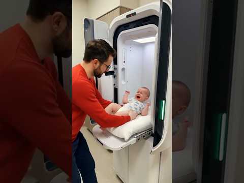 AI Machine Changing Baby Diapers in Publicのサムネイル