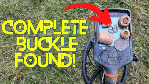 Stunning buckle found metal detecting Devon, England - Quest Q30+ Nokta Pointer