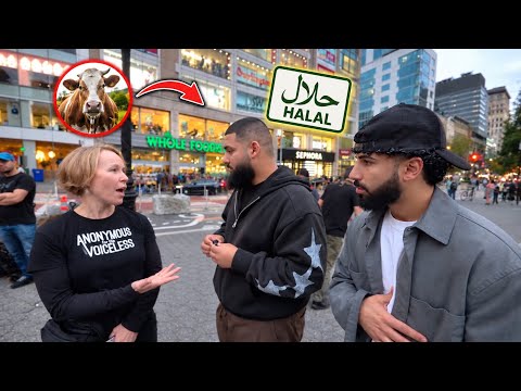 Vegan Activist Gets HEATED After The Orthodox Muslim Explains Halal Meat…
