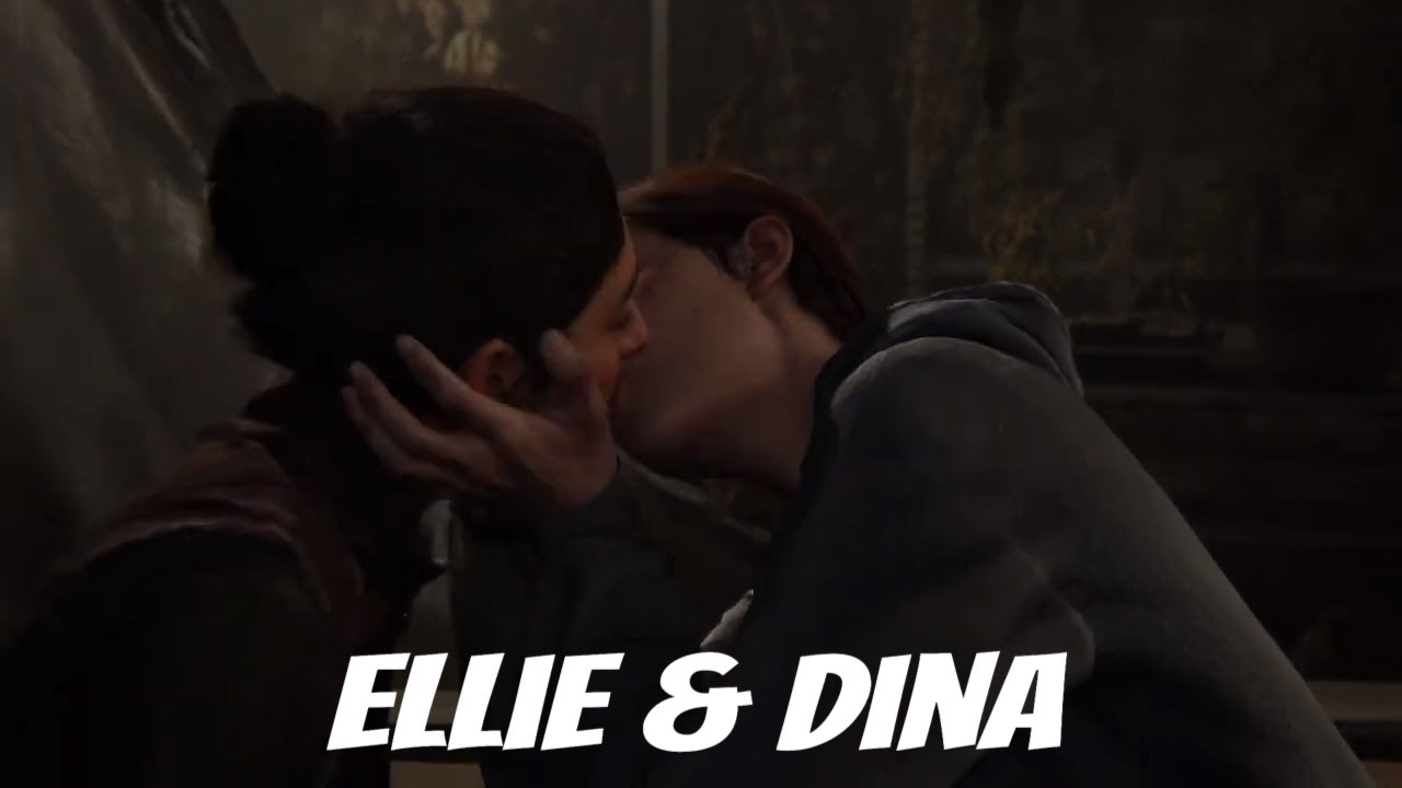 Ellie And Dina Romance Scene The Last Of Us Part Ii Youtube 