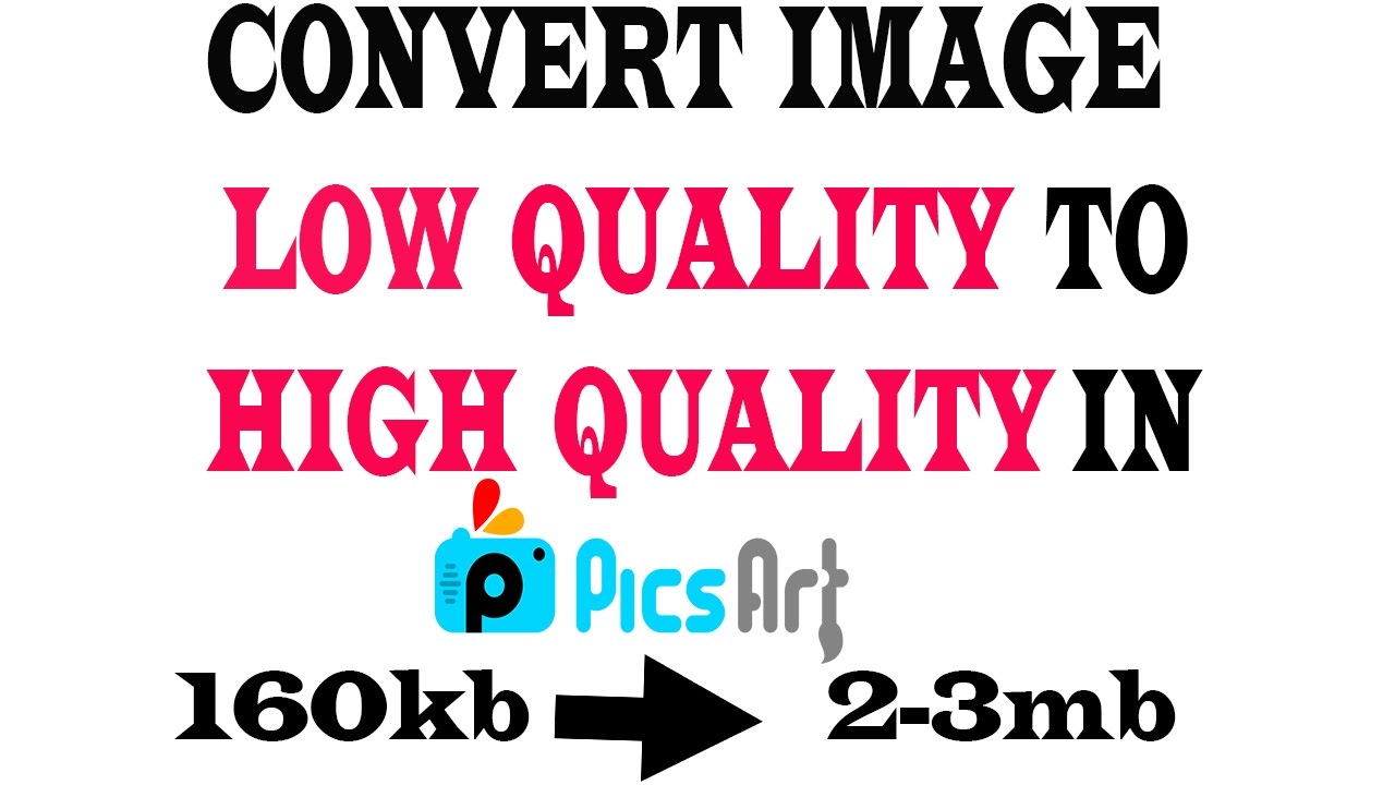 High Quality Output How to get high quality output image in picsart | picsart editing ...