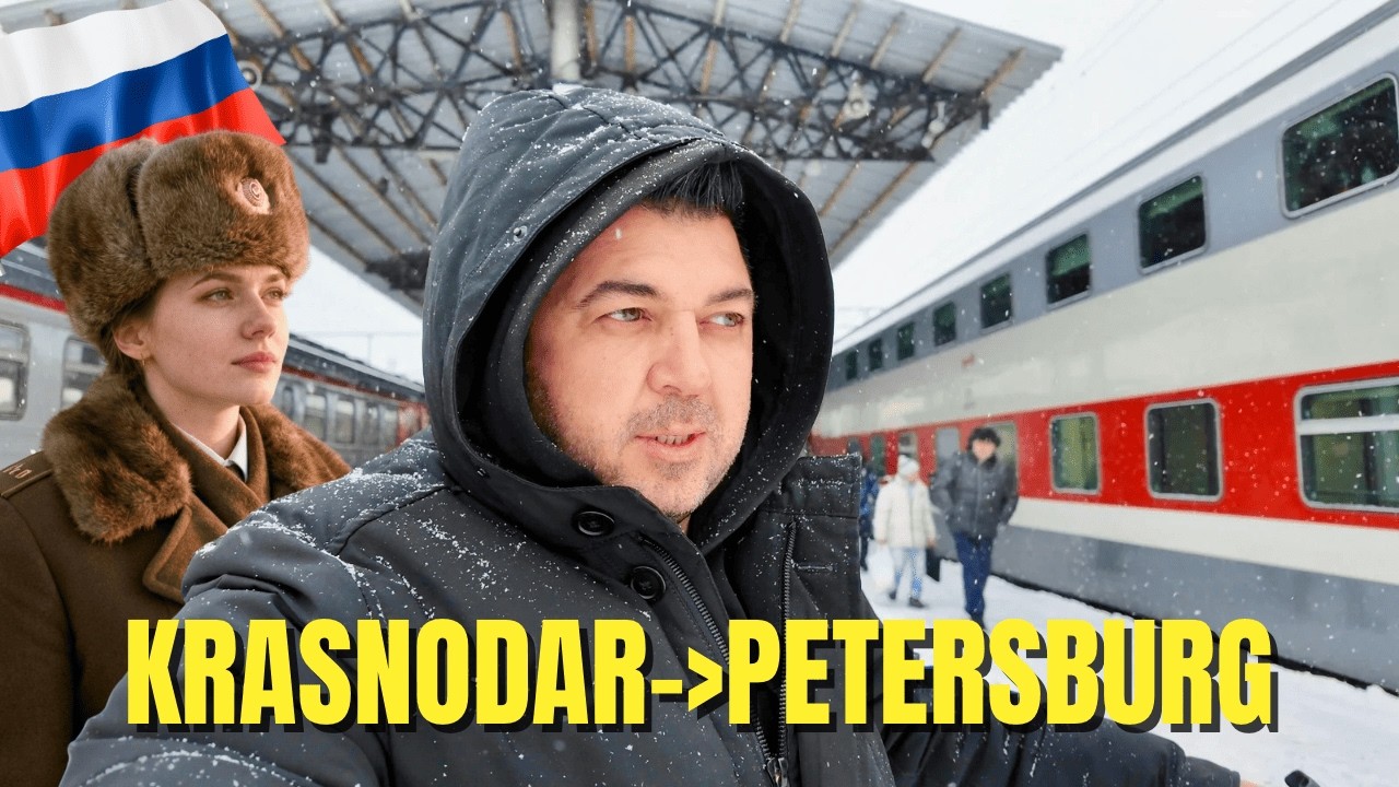 Son 150 Yılın En Sert Kışında Kuzey Kutbuna Gidiyorum! Krasnodar-St Petersburg