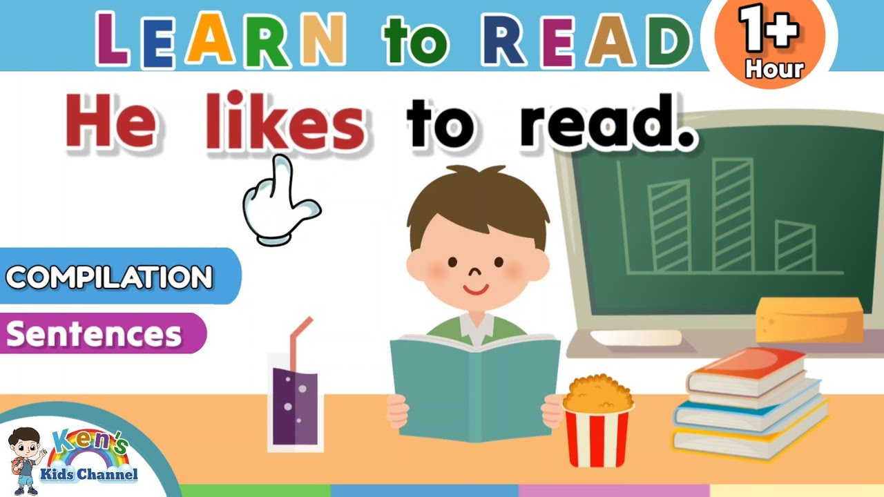 Sentence Reading Practice for Nursery and Kindergarten | English Reading Lesson