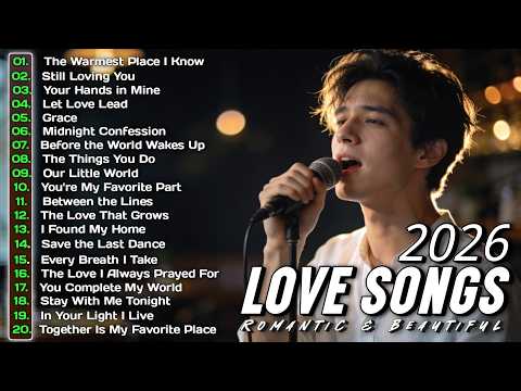 Best Romantic Love Songs 2026 ❤️ | Soft Ballads With Lyrics | Easy Listening | Calm & Peaceful