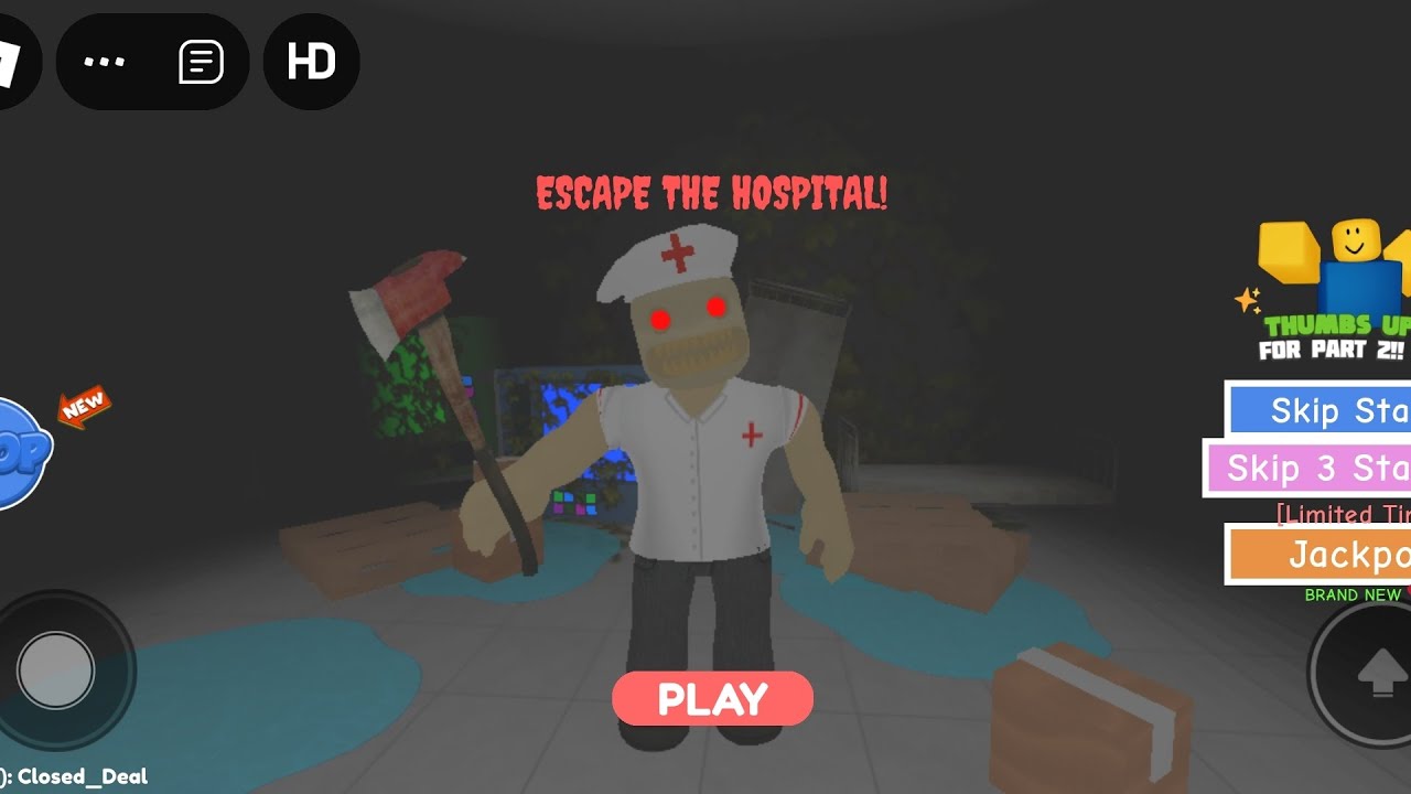 Roblox Escape Hospital Obby Walkthrough YouTube 