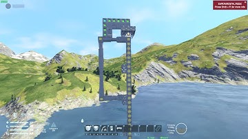 Space Engineers. Creative concept. Self building conveyor system.