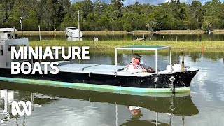 On a man-made lake near Newcastle, marine pilots test their skills in mini ships 🚢🛳️ | ABC Australia