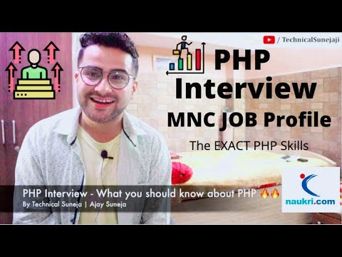 PHP Interview - MNC JOB Profile - The EXACT PHP Skills 🔥🔥