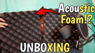 Unboxing Acoustic Foam for my Studio