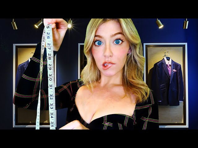 ASMR The OUTRAGEOUSLY INAPPROPRIATE AUSTRALIAN Suit Measuring | Soft Spoken Tailor Roleplay