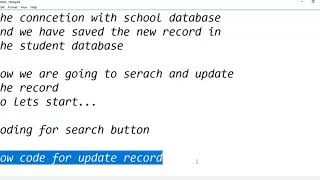 Search and Update record using netbeans to mysql