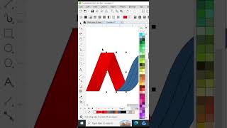 M Design Tutorial In coreldraw #coreldraw #graphicdesign