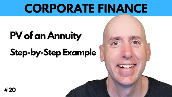 FIN 20 Present Value of an Annuity
