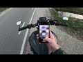 Test ride with my home made phone holder (Iphone X) - Yamaha MT-07 2019