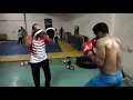 @ThePunchBoxingleague  Manish Harode Training with coach Ravi Girjapokar #boxing #olympics #indianboxing