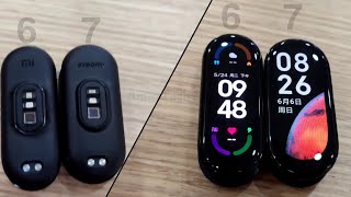 Mi Band 7 vs Mi Band 6 - Comparison Overview | Xiaomi Smart Band - Smartband Review NFC