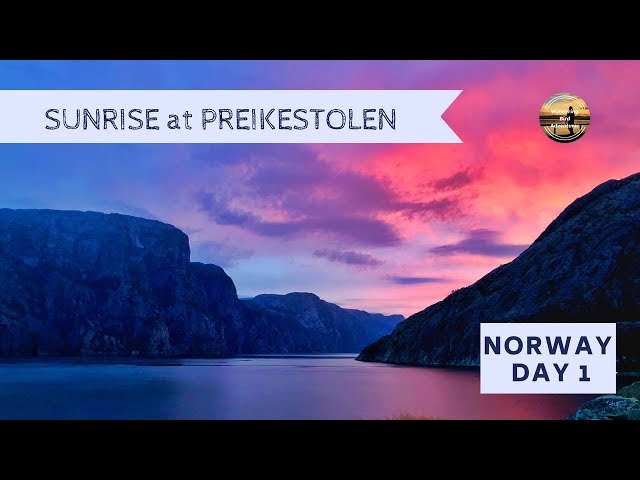 NORWAY DAY 1- Motorhome Road Trip 2018 - AMAZING free camping spot near Preikestolen