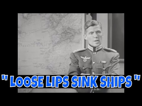 Wwii Loose Lips Sink Ships Anti Espionage Propaganda Film Sucker Bait Part 2 34774