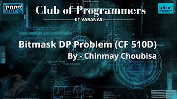 Bitmask DP problem - Codeforces 510 D (Fox and Jumping) | Chinmay Choubisa