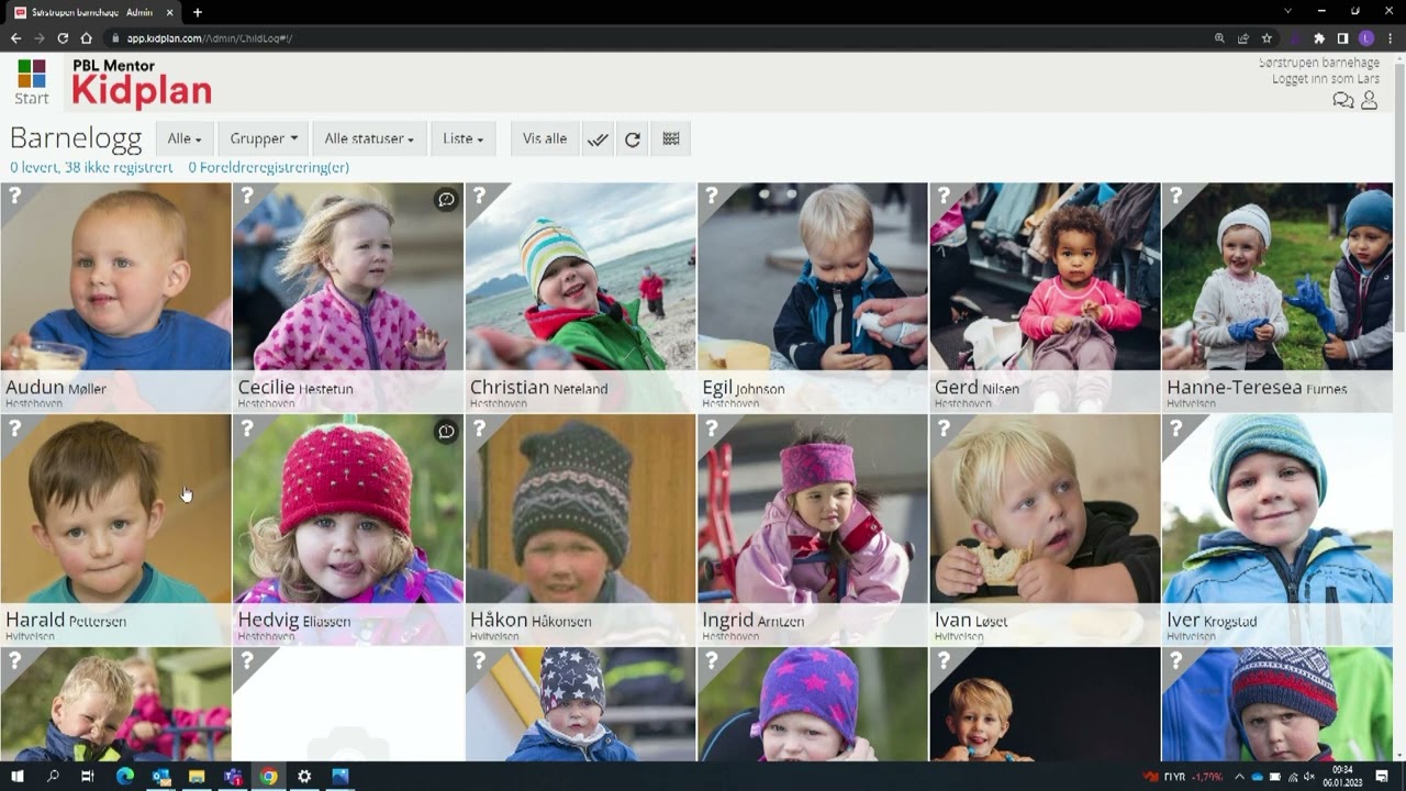 Nye funksjoner i PBL Mentor Kidplan