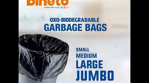 Manufacturing process of OXO - Biodegradable garbage bag rolls.