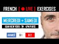 🔴 LIVE | FRENCH EXERCISES + 239$ VALUE GIFTS | ADVANCED (IN FRENCH)