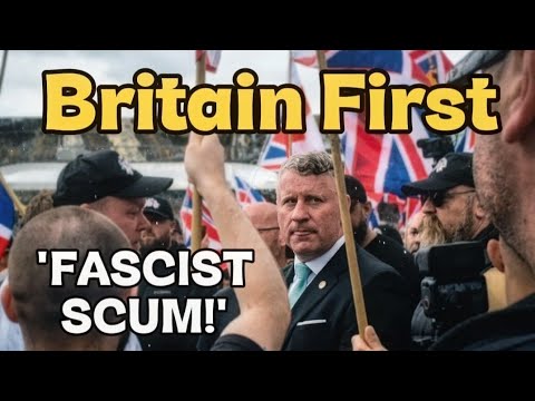FACEMASK FURY! at Britain First (Birmingham) Demo 💢🤬😷😯👮‍♀️👮🪧