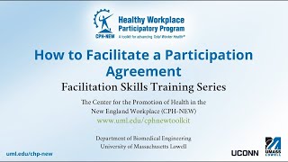 Team Formation - Participation agreement Profile