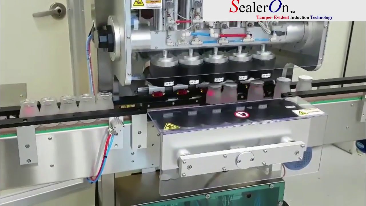 SealerOn™ Capless Induction Sealing Glass Bottles Metal Lid