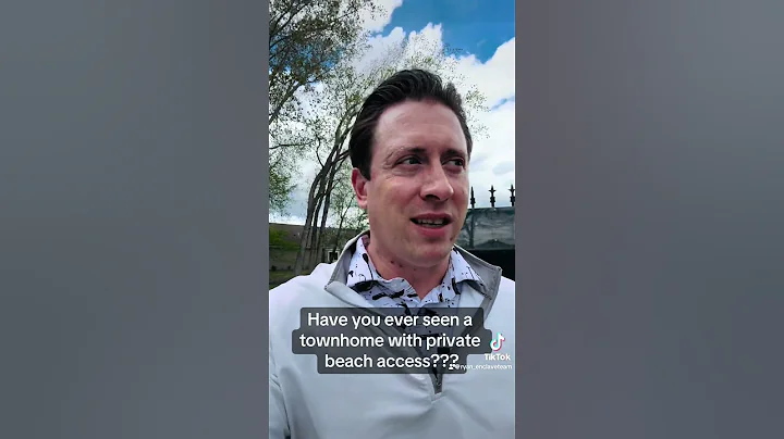 Private Beach Access for a Townhome!!! #mnrealestateagent #realtor #townhouse #private #fyp #home