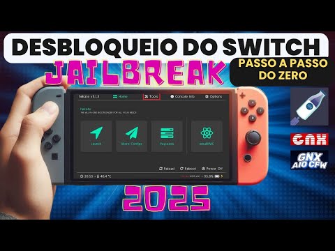 DESBLOQUEIO NINTENDO SWITCH SWITCH DO ZERO 2025 COM O MELHOR PACK TESTADO ATÉ AGORA PASSO A 